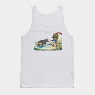 The Bone of Contention or the English Bull Dog and the Corsican Monke Tank Top